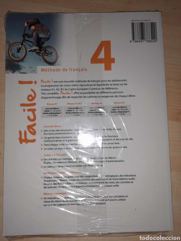 Libros: Facile 4 B1. M&eacute;todo de franc&eacute;s - Foto 2