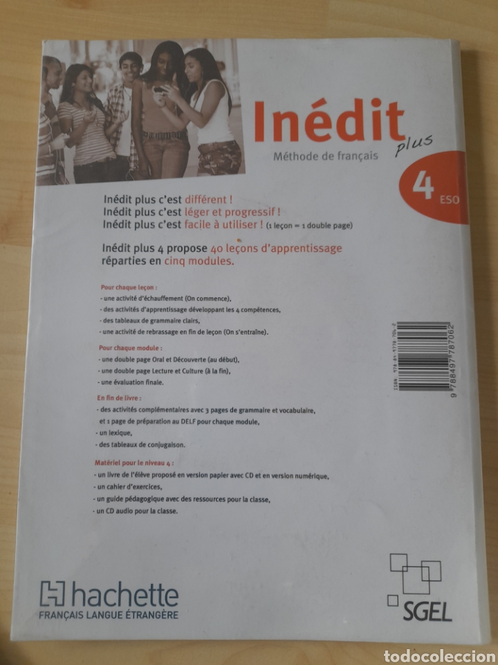 Libros: In&eacute;dit plus 4 ESO. M&eacute;todo de franc&eacute;s - Foto 2