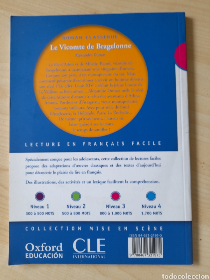 Libros: Le Vicomte de Bragelonne. Lectura graduada en franc&eacute;s - Foto 2