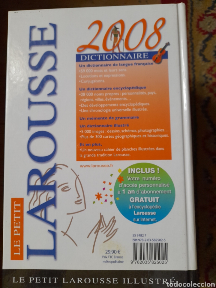 Libros: Larousse Dictionaire. Le petit larousse ilustr&eacute; - Foto 2