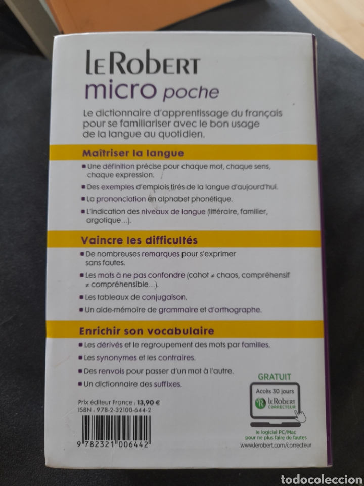 Libros: Le Robert Micro. Franc&eacute;s - Foto 2