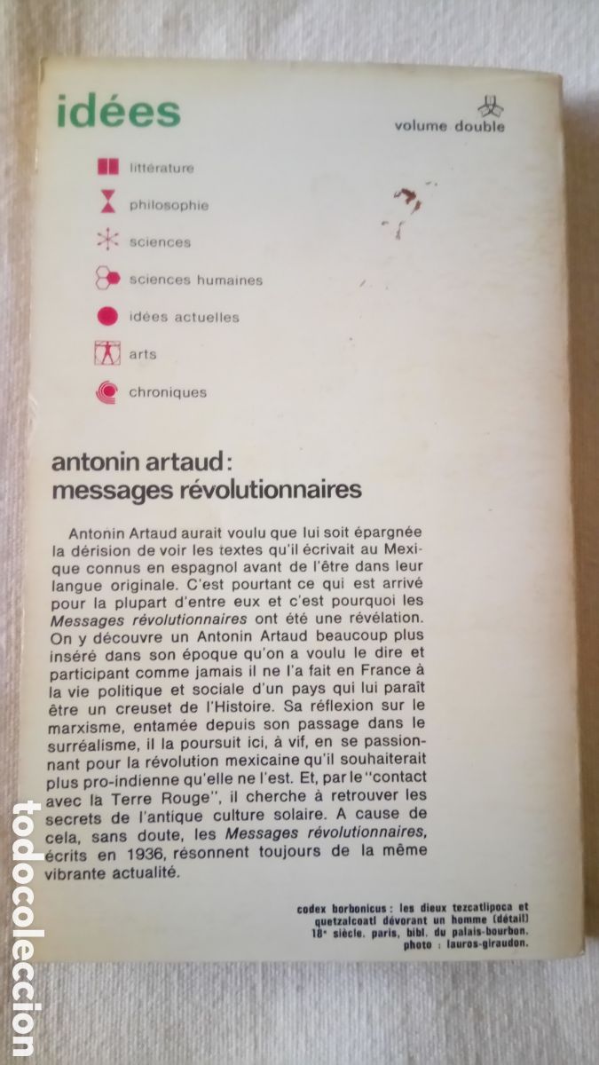 Libros: Antonin Artaud - Messages r&eacute;volutionnaires - Foto 2