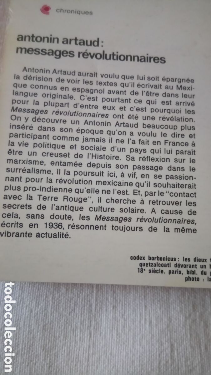 Libros: Antonin Artaud - Messages r&eacute;volutionnaires - Foto 3