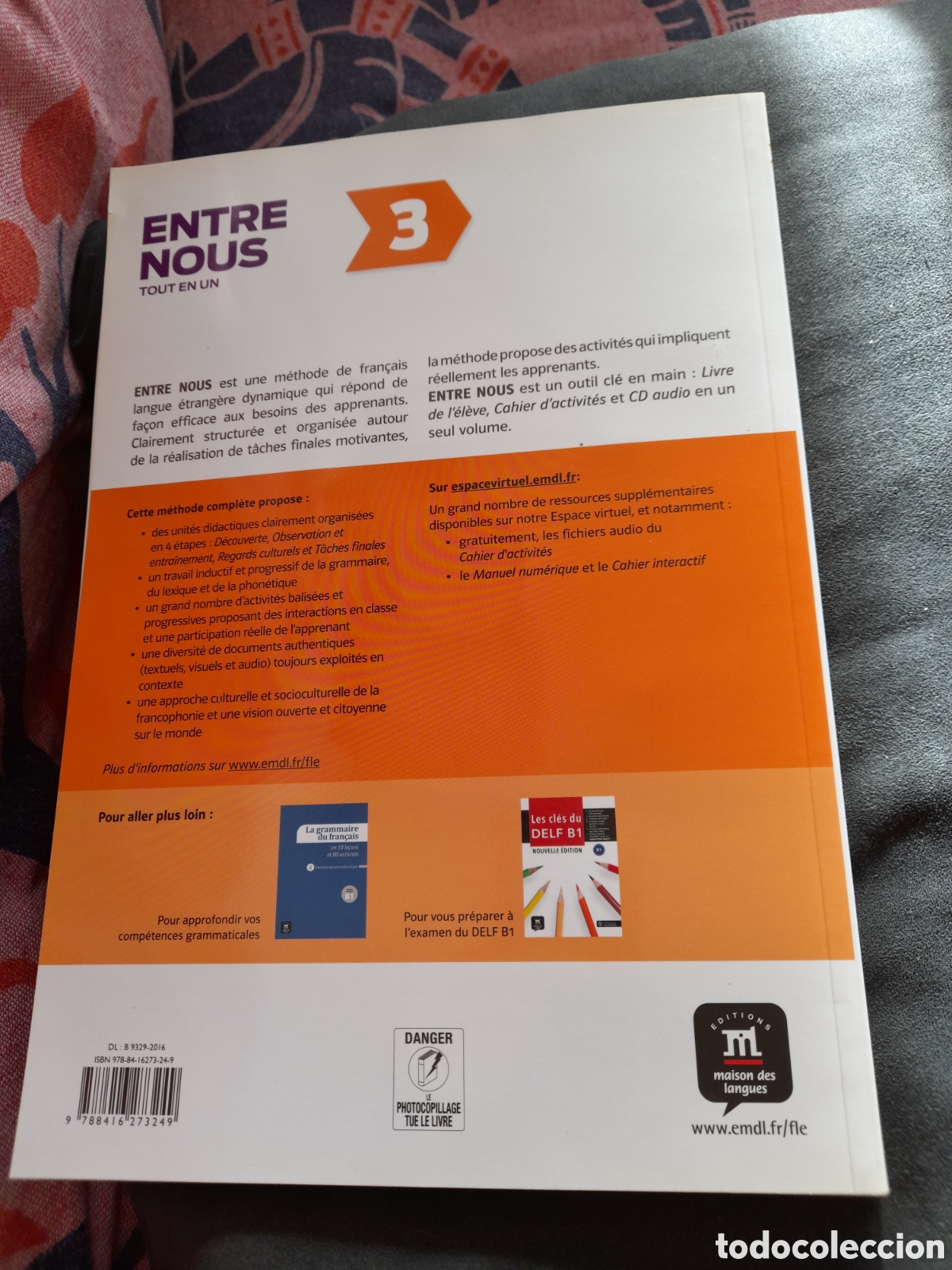 Libros: Entre nous 3. B1. Libro y ejercicios - Foto 2