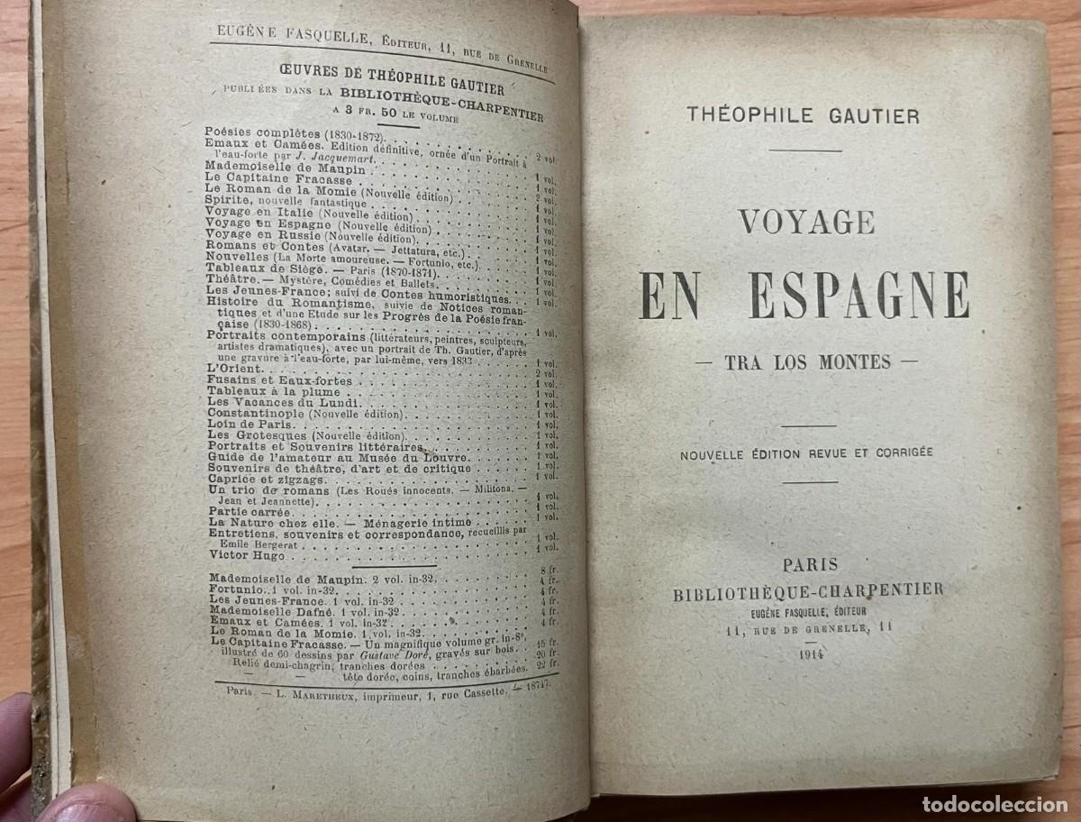 Libros: Voyage en Espagne, T. Gautier - Foto 1