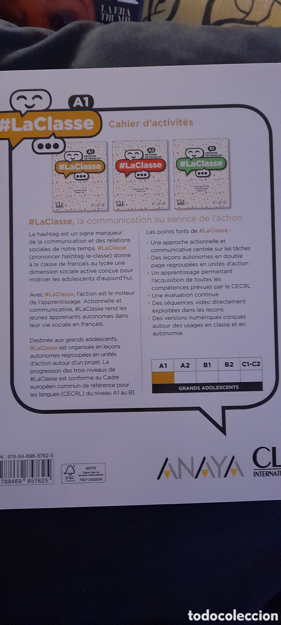 Libros: La classe. Methode de francais. A1. Ejercicios - Foto 2
