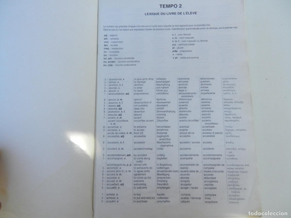 Libros: TEMPO 2 CAHIER DEXERCICES - HATIER - DIDIER - EDELSA CON CD - Foto 2