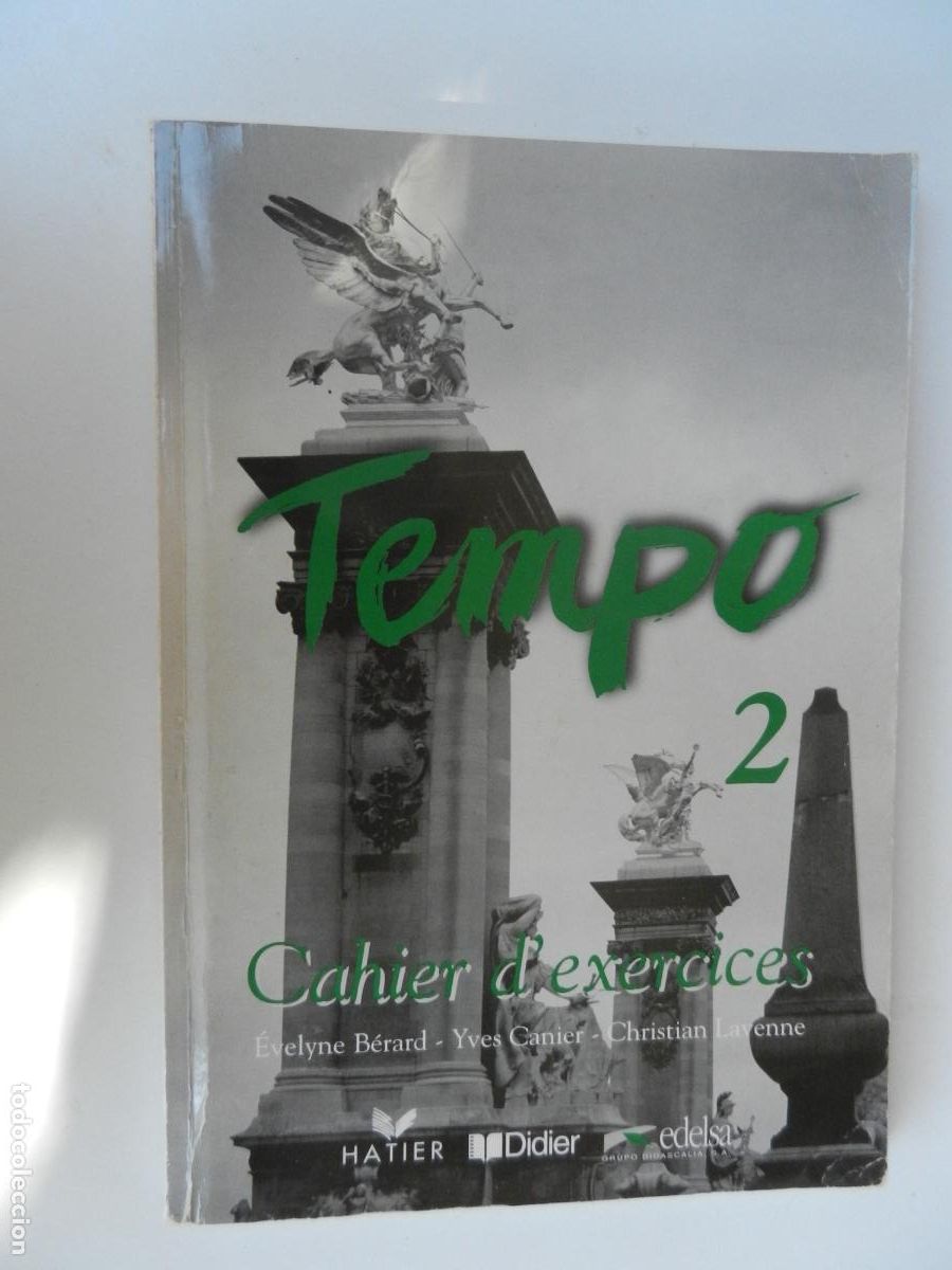 Libros: TEMPO 2 CAHIER DEXERCICES - HATIER - DIDIER - EDELSA CON CD - Foto 1