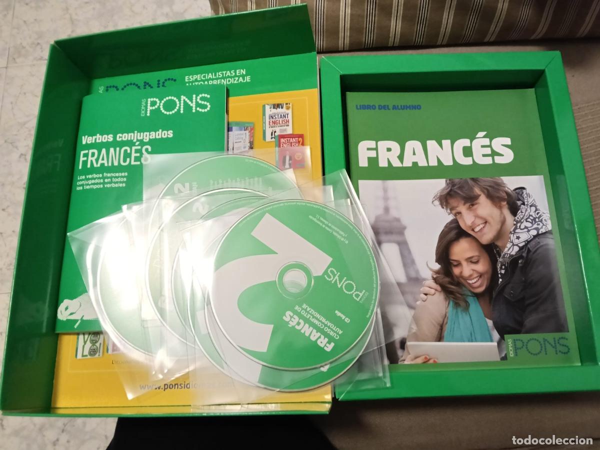 Libros: GRAN CURSO DE IDIOMAS FRANC&Eacute;S - PONS - COMPLETO CON LIBROS Y DVDS - Foto 2