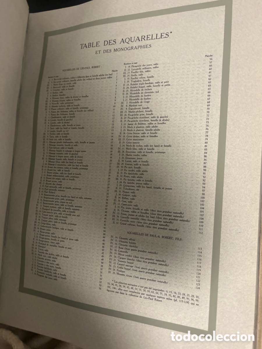 Libros: Libro de L.P. Robert LES OISEAUX the chez nous - Foto 3