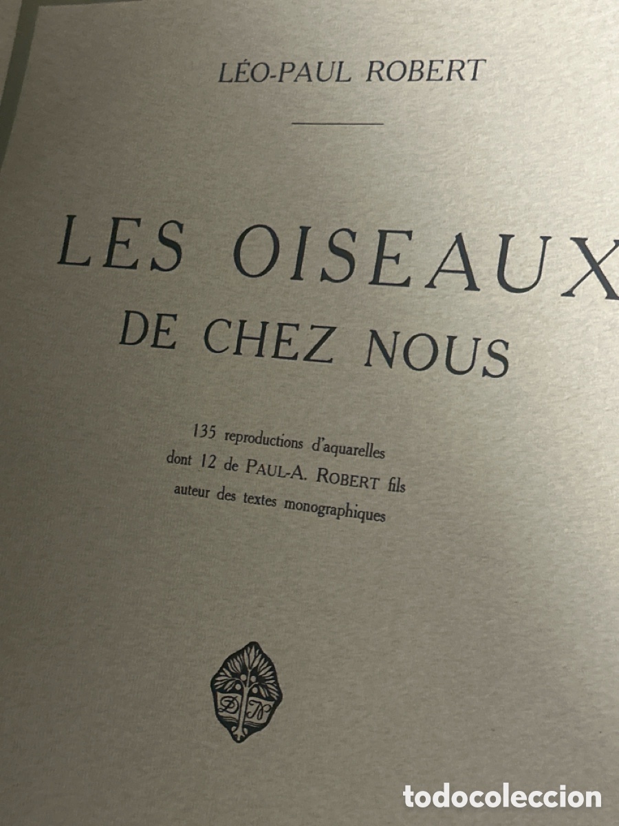 Libros: Libro de L.P. Robert LES OISEAUX the chez nous - Foto 6