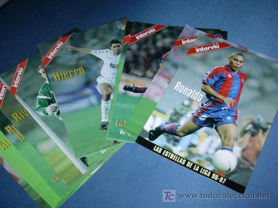 Coleccionismo deportivo: LAS ESTRELLAS DE LA LIGA 96-97 - INTERVIU - Foto 5