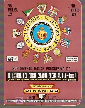 Coleccionismo deportivo: DINAMICO ANUARIO 1976-1977  CON SUPLEMENTO - Foto 2
