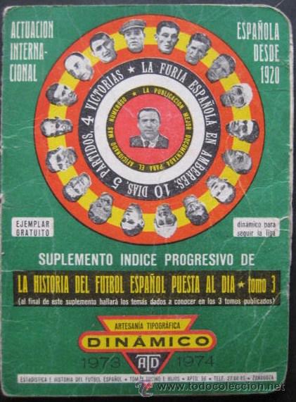 Coleccionismo deportivo: DINAMICO 1973-74. ENVIO GRATIS&iexcl;&iexcl;&iexcl; - Foto 1