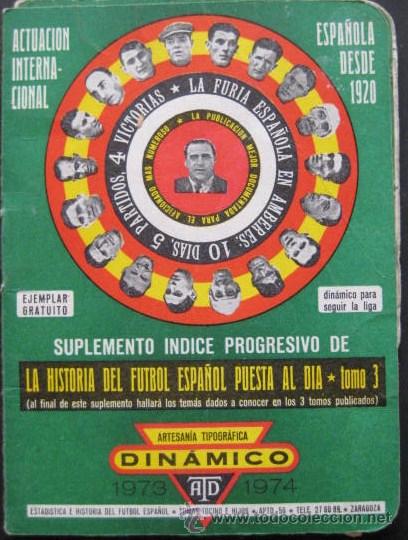 Coleccionismo deportivo: DINAMICO 1973-74. ENVIO GRATIS&iexcl;&iexcl;&iexcl; - Foto 1