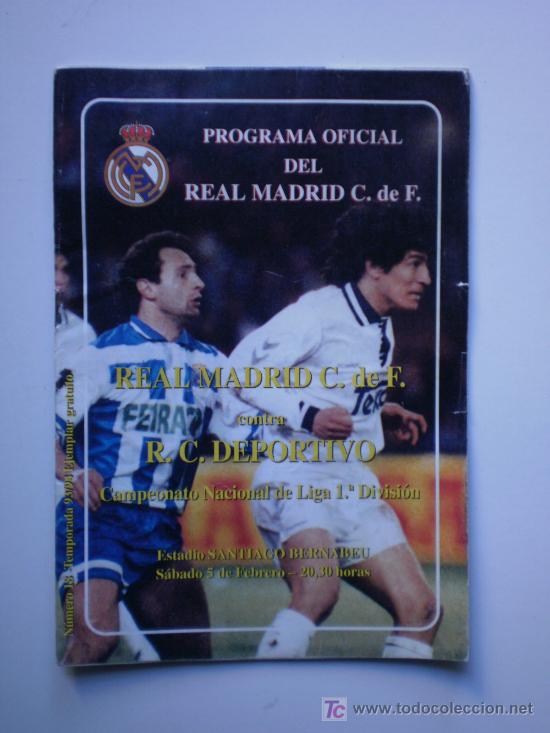 Coleccionismo deportivo: PROGRAMA OFICIAL DEL REAL MADRID C. de F. - Foto 1