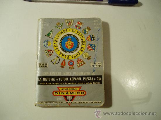 Coleccionismo deportivo: futbol dinamico  1981 1982 - Foto 1