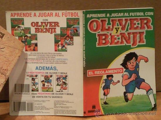 Coleccionismo deportivo: futbol reglamento oliver y benji vintage - Foto 1