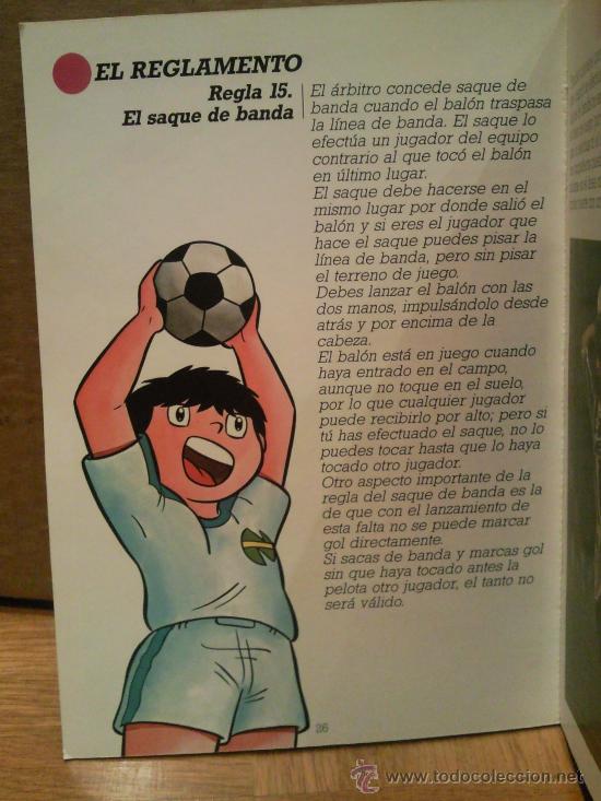 Coleccionismo deportivo: futbol reglamento oliver y benji vintage - Foto 3