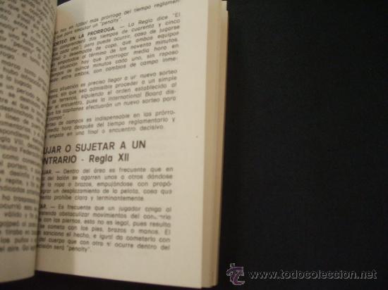 Coleccionismo deportivo: MINI-REGLAMENTO DE FUTBOL - 1973 - EDICIONES VERTICE - - Foto 5