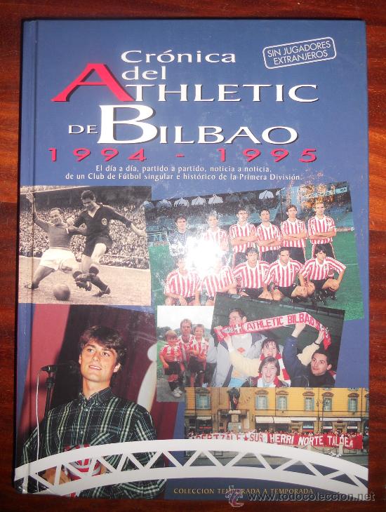 Coleccionismo deportivo: Libro Cr&oacute;nica del Athletic de Bilbao 1994-95. Nuevo. Envio gratis. - Foto 1