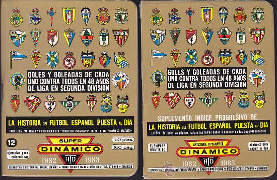 Coleccionismo deportivo: ANUARIO DINAMICO 1982-1983 CON SUPLEMENTO - Foto 1