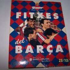 Coleccionismo deportivo: FITXES DEL BARÇA - FICHAS DEL BARCELONA - AÑOS 90 - CRUYFF,BAKERO,ROMARIO... 27 HOJAS . Lote 33828581