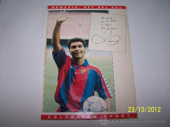 Coleccionismo deportivo: ROMARIO EL REY DEL GOL - LIBRO DEL BARCELONA - LIBRO DEL BAR&Ccedil;A - Foto 2
