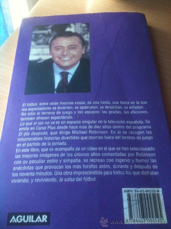 Coleccionismo deportivo: MICHAEL ROBINSON LO QUE EL OJO NO VE - Foto 2