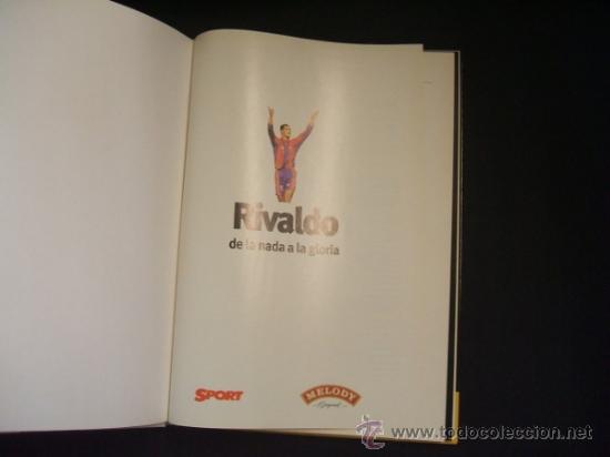 Coleccionismo deportivo: RIVALDO DE LA NADA A LA GLORIA - SPORT - - Foto 2