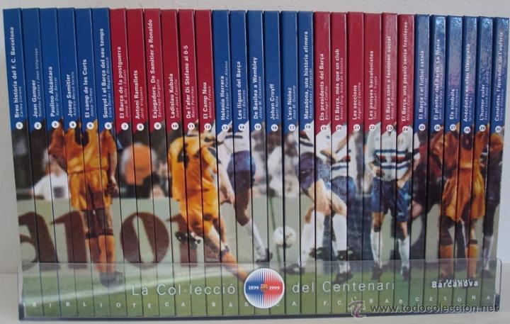 Coleccionismo deportivo: LIBRO COL.LECCI&Oacute; DEL CENTENARI DEL F.C. BARCELONA COMPLETA 30 LIBROS - Foto 33