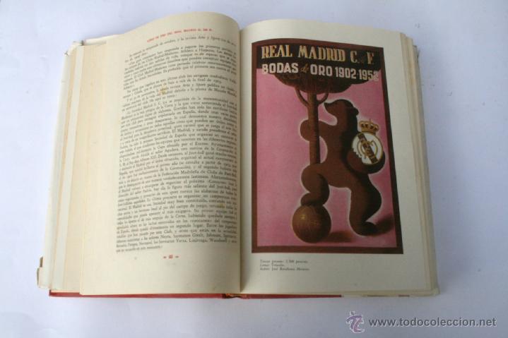 Coleccionismo deportivo: LIBRO DE ORO DEL REAL MADRID. Cincuentenario 1902-1952 - Foto 5