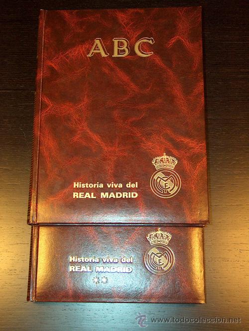 Coleccionismo deportivo: abc historia viva del real madrid 2 tomos - Foto 1
