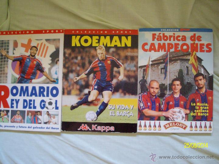 Coleccionismo deportivo: 3 LIBROS ROMARIO KOEMAN Y FABRICA DE CAMPEONES - Foto 1