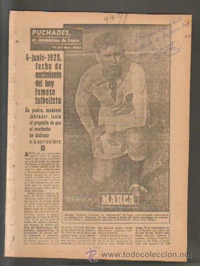 Coleccionismo deportivo: PUCHADES, EL FENOMENO DE SUECA.        A-DEP-524 - Foto 1