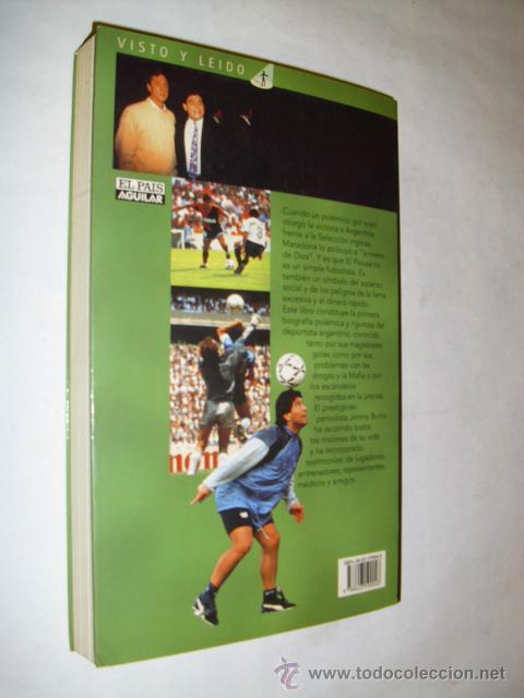 Coleccionismo deportivo: LIBRO - MARADONA LA MANO DE DIOS , JIMMY BURNS - A&Ntilde;O 1996 - Foto 2