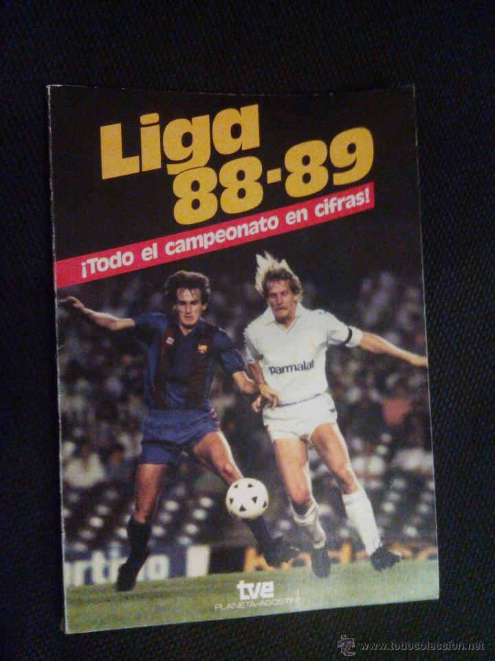 Colecionismo desportivo: Libro Liga 88 - 89 Todo el campeonato en cifras - goly