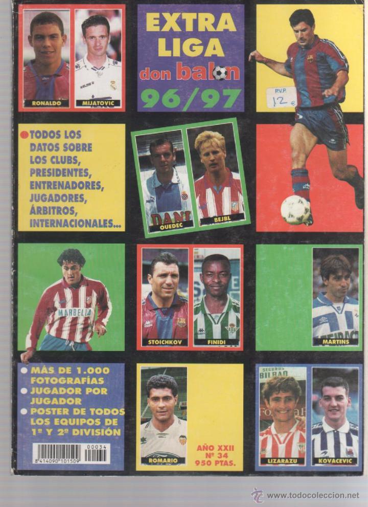 Coleccionismo deportivo: DON BALON EXTRA DE LA LIGA 96/97 BOX31 - Foto 1