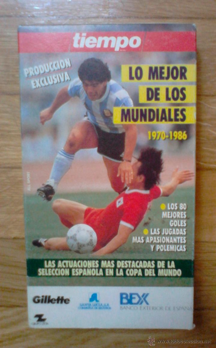 Coleccionismo deportivo: DOCUMENTAL LO MEJOR DE LOS MUNDIALES V&Iacute;DEO VHS - Foto 1