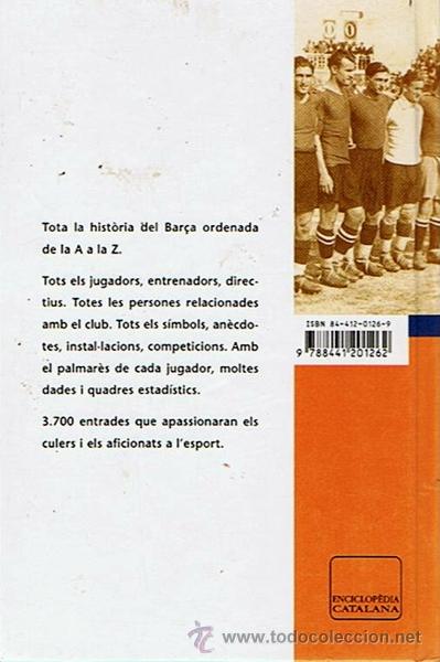 Coleccionismo deportivo: DICCIONARI DEL BAR&Ccedil;A  ANTONI CLOSA - Foto 2