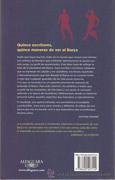 Coleccionismo deportivo: CUANDO NUNCA PERD&Iacute;AMOS 15 MIRADAS SOBRE EL BAR&Ccedil;A  ANTONIO MUNNE - Foto 2