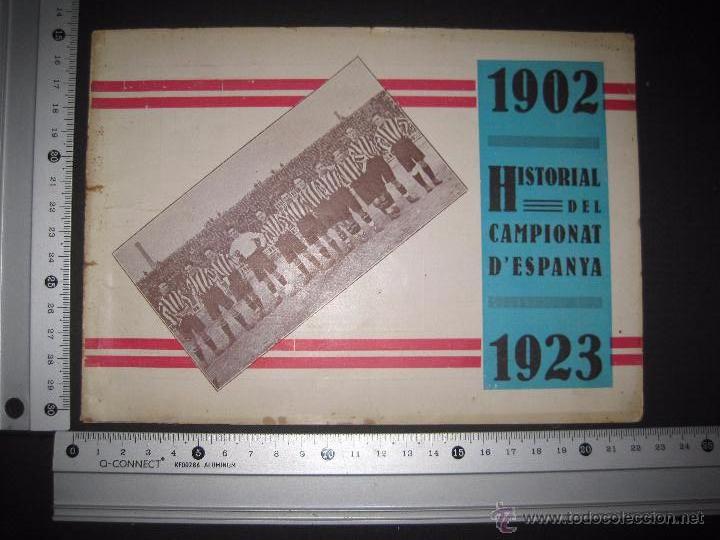 Coleccionismo deportivo: HISTORIAL DEL CAMPIONAT D´ESPANYA 1902- 1923 - VER FOTOS -(V-3530) - Foto 10 - 52707231