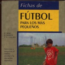 Coleccionismo deportivo: LIBRO FICHAS DE FUTBOL PARA LOS MAS PEQUEÑOS