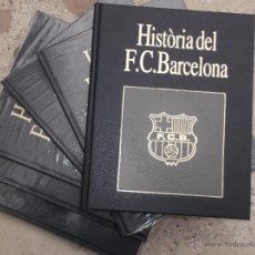 Coleccionismo deportivo: HISTORIA DEL F.C.BARCELONA, JAUME SOBREQUES I CALICO, EDITORIAL LABOR, 6 TOMOS, EN CATALAN,24X30