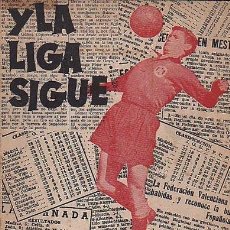 Coleccionismo deportivo: HERNÁNDEZ PERPIÑA: Y LA LIGA SIGUE... (1ª ED. 1958). FÚTBOL, BARCELONA CF, AT BILBAO, ETC. INTERNACI