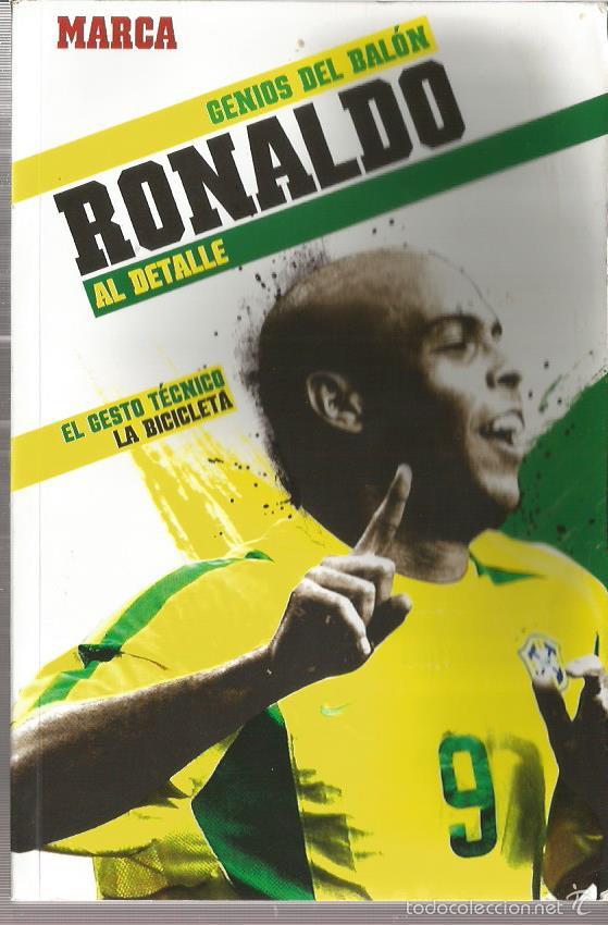 Coleccionismo deportivo: RONALDO  AL DETALLE ( LIBRO MARCA, COLECCION GENIOS DEL BALON ) - Foto 1