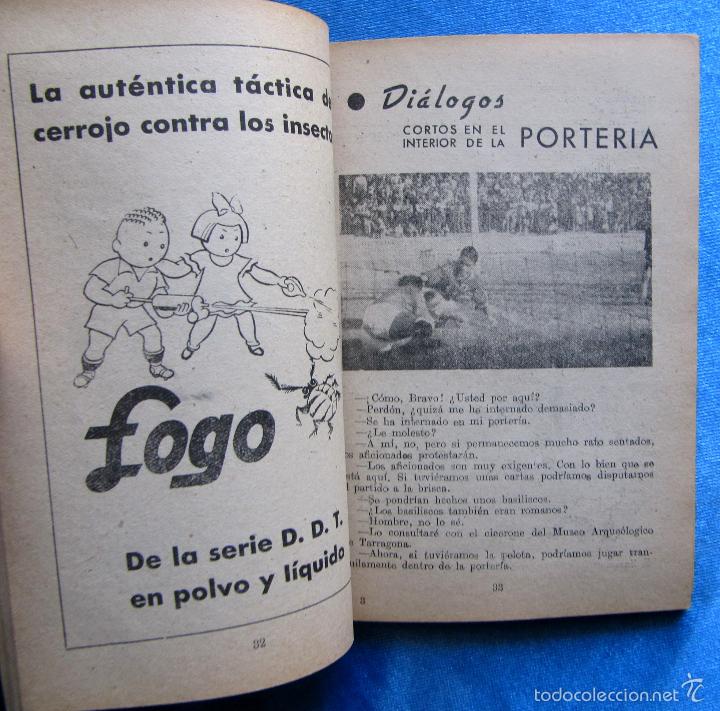 Coleccionismo deportivo: ALMANAQUE DE BOLSILLO 1949, EL ONCE. - Foto 4