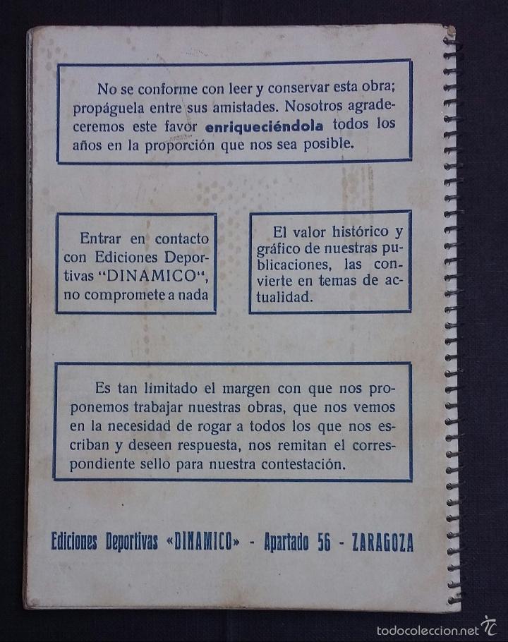Coleccionismo deportivo: DIN&Aacute;MICO 1956 - LA LUCHA POR LA COPA - - Foto 2