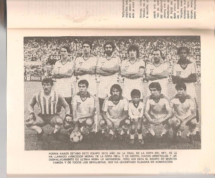 Coleccionismo deportivo: LAS RAZONES DE EUGENIO MONTES CABEZA. LIBRO BLANCO 1981.  (P/D72) - Foto 4