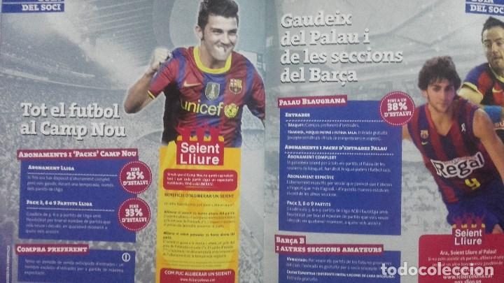 Coleccionismo deportivo: Bar&ccedil;a Barcelona Gu&iacute;a del soci 10-11 - Foto 5